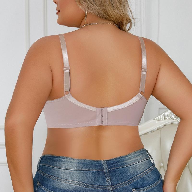 Женские бюстгальтеры больших размеров, кружевной бюстгальтер без косточек без поролоновой подкладки, тонкий бюстгальтер 75C-100C 80D-105D