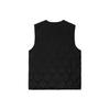 Carhartt WIP SS24 Жилет Skyton Плетеная квадратная этикетка Застежка на кнопки Круглый вырез Жилет Мужские жилеты Черный I032989-89-XX