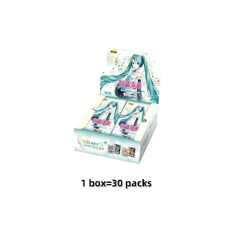 Genuine Hatsune Miku Series Charm Volume II Card Animation Characters Peripheral Children's Birthday Collection Gift Toys