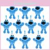 Sesame 10pcs Wholesales Street Cookie Monster Plush Ornament Dolls Chains Qt173
