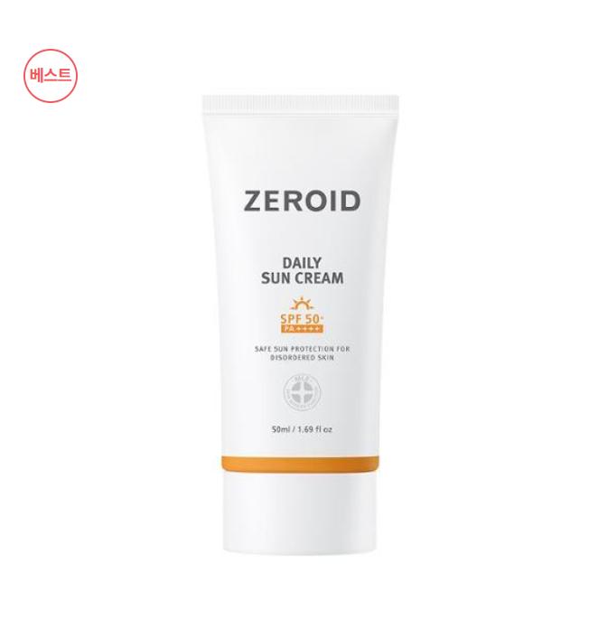 ZEROID Daily Sun Cream 50ml – Gentle Mineral Sunscreen for Sensitive Skin