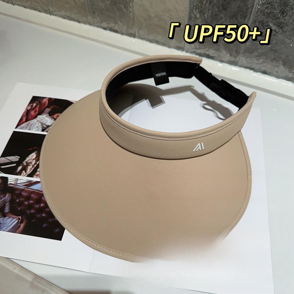 Летняя шляпа с широкими полями из ледяного шелка, шляпа с открытым верхом, женская уличная ультрафиолетовая портативная шляпа, складная шляпа от солнца