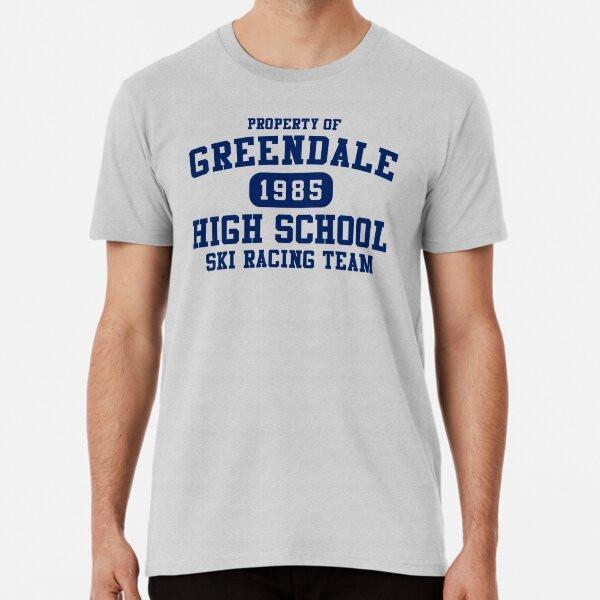 Property of Greendale H.S. Ski Racing Team T-Shirt S-5XL Best T-Shirt