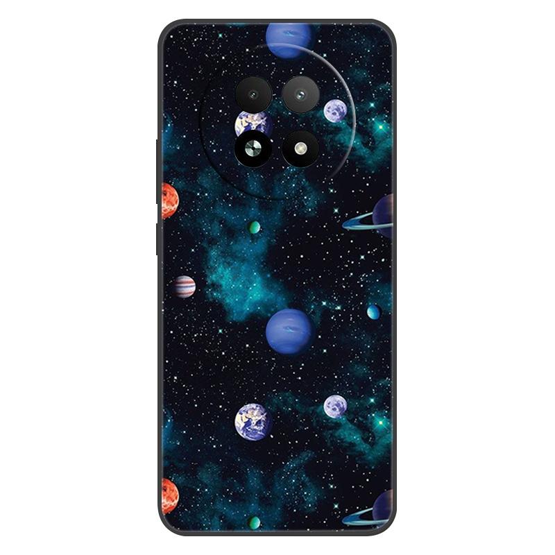 Для Realme 13+ 5G Чехол Силиконовый Роскошный Космический Мягкий Бампер для OPPO Realme 13 Pro Plus 5G Чехол для Телефона TPU Fundas Модная Сумка