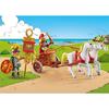 PLAYMOBIL 71543 Char romain et chevaux, Astérix, Personnage de la BD, Avec 2 personnages dont Brutus, 31 pièces, Dès 5 ans