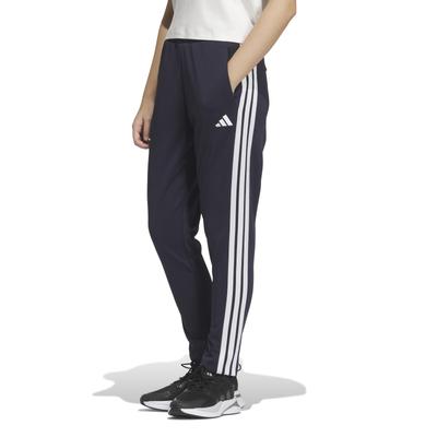Adidas Брюки тренировочные двойной вязки стандартного кроя JVP36 в цвете Legend Женские 3 полоски Чернила/Белый (JW9790)