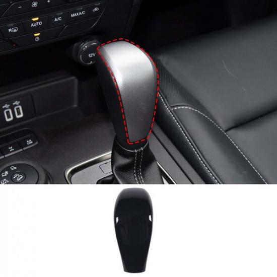 Gloss Black ABS Inner Gear Shift Knob Cover Trim For Ford Ranger T6/T7 2015-2018