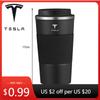 Автомобильная наклейка Термокружка для кофе Tesla Кофейная чашка из нержавеющей стали Изолированная бутылка Для Tesla Model 3 Model S X Model Y Cybertruck