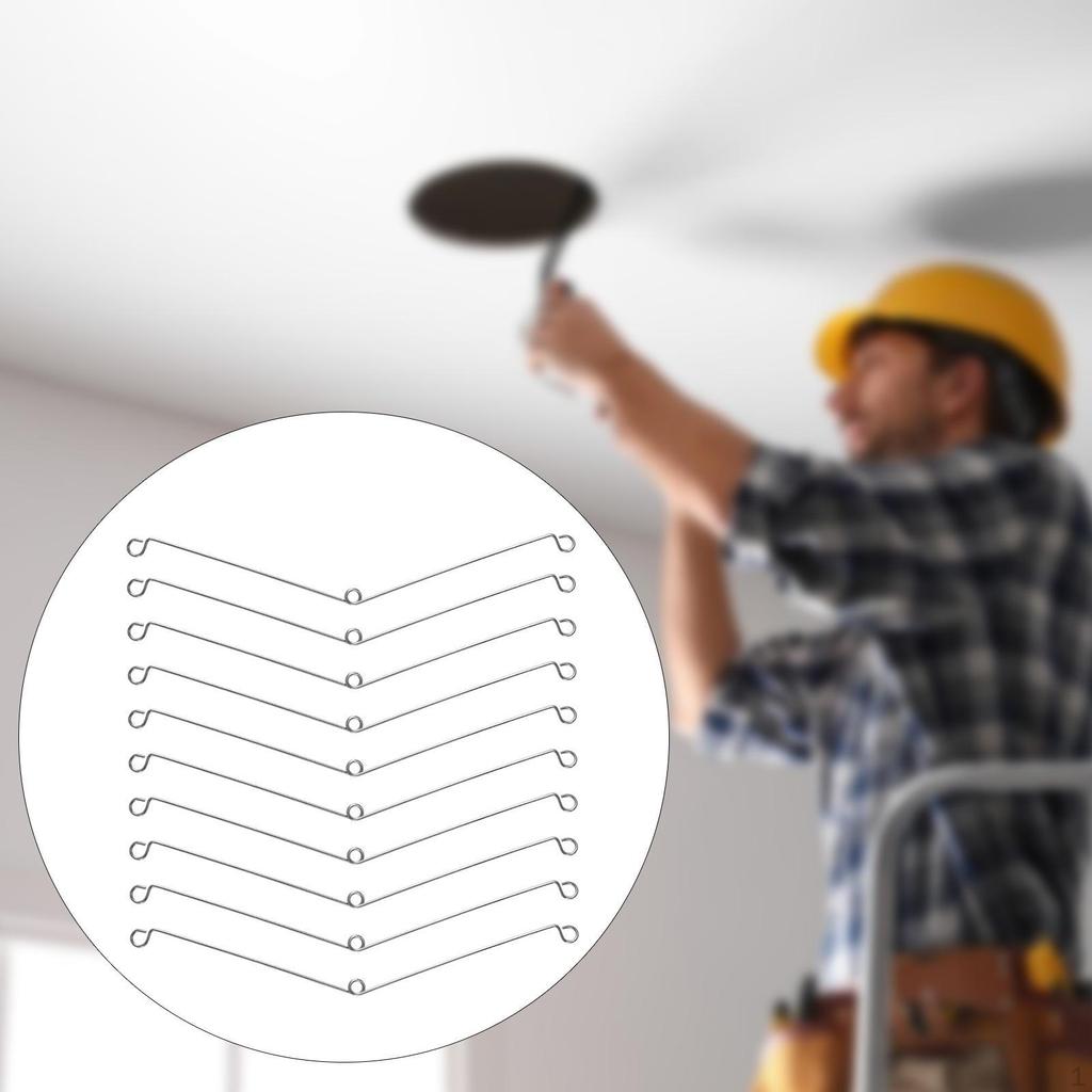 Recessed Light Spring Clips Lamp Retaining Covers Trims for Downlights Compact Metal Room