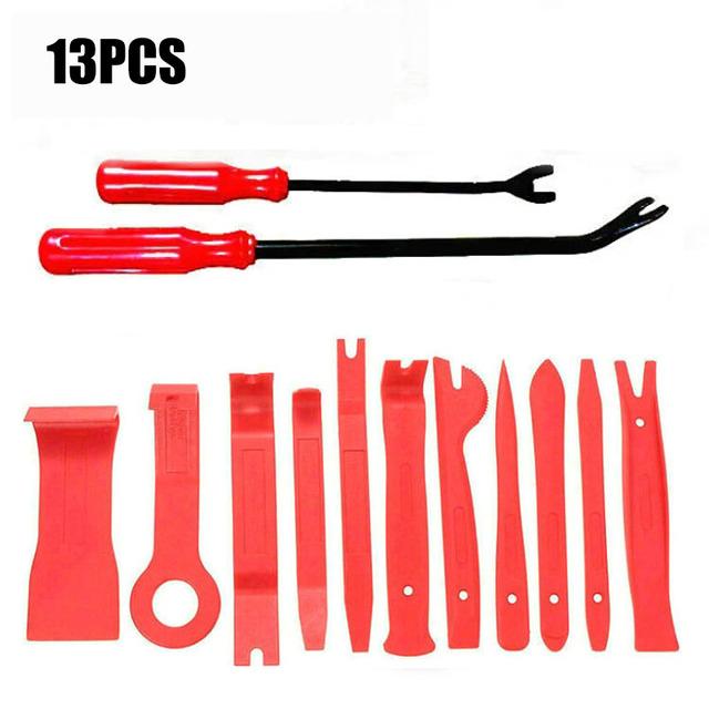 Набор инструментов для снятия панелей дверей автомобиля, аудиоотделки, инструмент для ремонта автообивки, инструмент для снятия клипс внутренней двери, панельной отделки, приборной панели