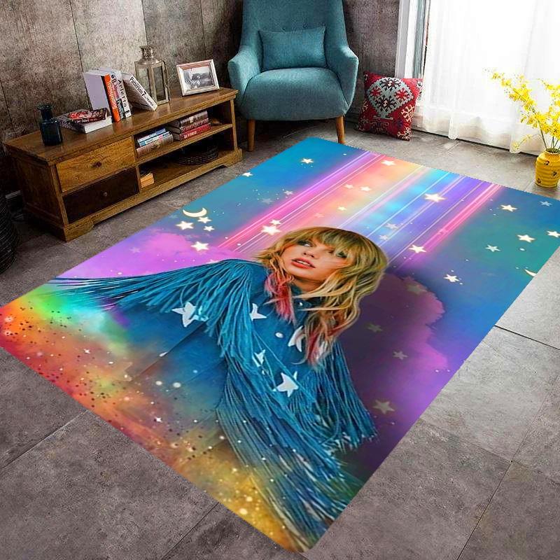 Starry Dreams Rainbow Hues carpet Living room and bedroom mats floor mats Dormitory decoration Room Fashion
