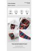 Unisex Plaid Patchwork V-Neck Hooded Sweatshirt