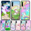 Cute Cartoon Rainbow Unicorn Animal Phone Case For Xiaomi Redmi 9 9C NFC 9T 10 10C 6 8 A K40 K50 Pro Plus Soft Shell Cover Cases