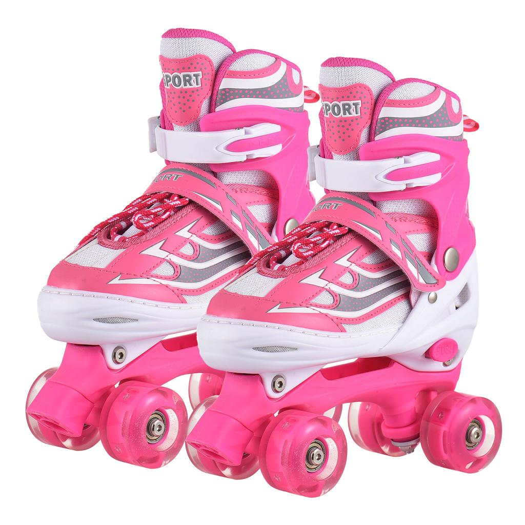 Light Up Roller Skates for Kids Perfect for Girls Ages 5 8 Ideal Rollerblades for Kids Ages 6 12 Adjustable Size