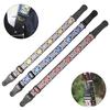 Vintage Flowers Stripes Bohemia Style Nylon Guitar Strap with Woven Embroidery Fabrics for Guitar