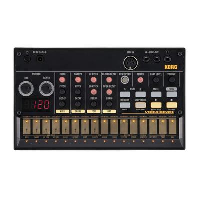Аналоговая ритм-машина Volca Beats 16-шаговый секвенсор с питанием от батареи, динамик, совместимый с наушниками, компактный размер, который можно использовать где угодно, встроенный