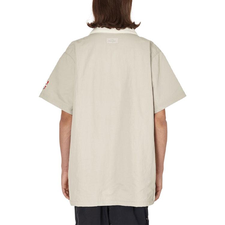 Nike X Fear Of God NRG Рубашка для стрельбы с короткими рукавами Мужские топы Коричневый CU4616-271