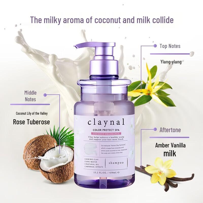 CLAYNAL Amino Acid Mineral Mud Hair Care Set
