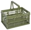 Captain Stag Складная корзина-контейнер L Размер 450×315×255 мм Ручка 26 л Оливковый UL-1073