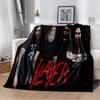 Slayer Heavy Metal Band Soft Plush Blanket,Flannel Blanket Throw Blanket for Living Room Bedroom Bed Sofa Picnic Cover Warm Kids