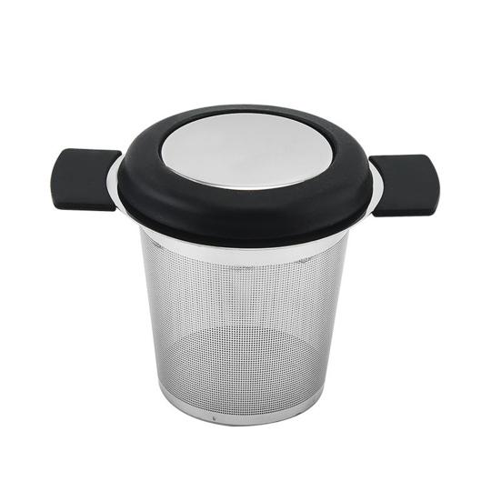 Удобный мелкоячеистый быстрый слив из нержавеющей стали, бытовой чайный магазин, ручной ситечко для листьев для гостиной, травяной