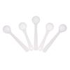 20Pcs Powder Spoon White Measuring Spoon Plastic Small Spoon