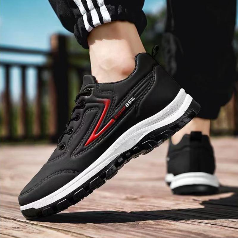 Модные повседневные мужские кроссовки для сноуборда, студенческие, водонепроницаемые, кожаные, для бега, фитнеса, амортизирующие, легкие, удобные для носки, спортивные туфли