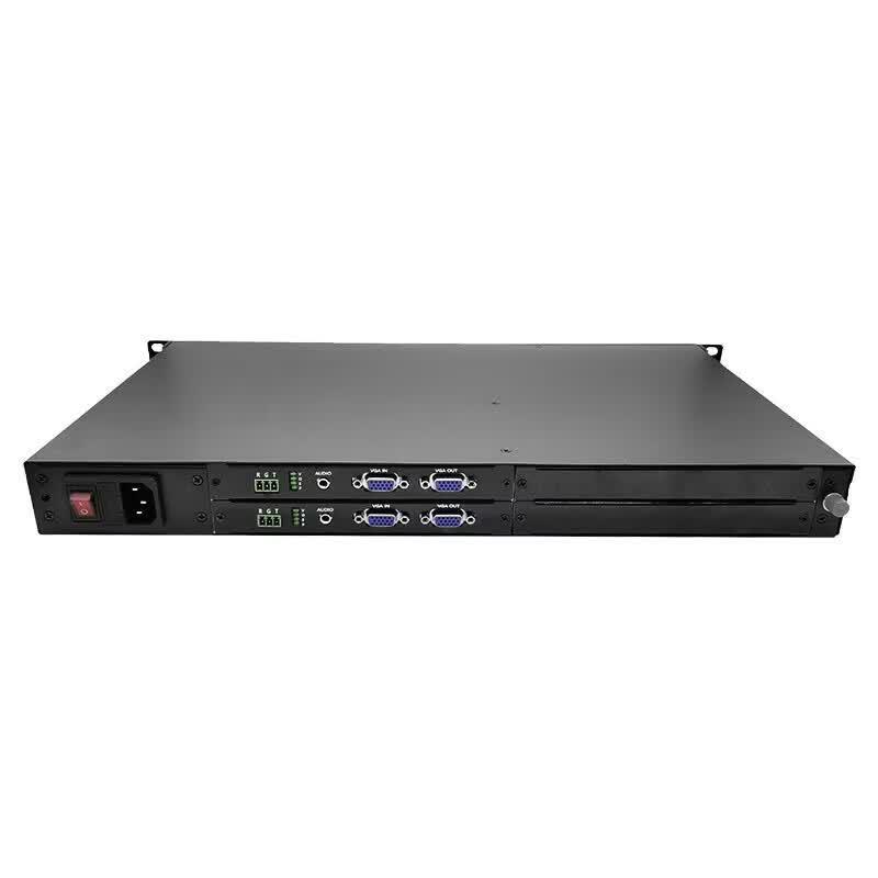 Yeren 2-канальный оптоволоконный удлинитель VGA с аудио и RS232