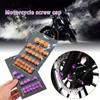 30pcs Motorcycle Screw Decoration Cover Plating Cap for Car Motor Scooters Electric Colored Nut Cover Motorcycle Accessories