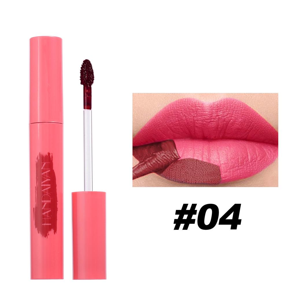 6-color Pull-off Lip Dye Lip Matte Mist Mouth Red Lip Glaze Does Not Fade Easily Waterproof Lip Makeup