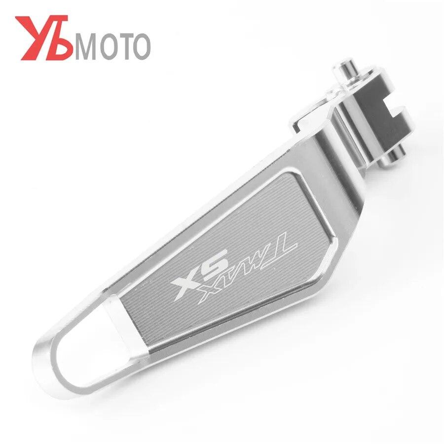 LOGO DX/SX Мотоциклетные аксессуары CNC Алюминиевый рычаг стояночного тормоза для yamaha t-max tmax 530 TMAX530 dx/sx 2017 2018