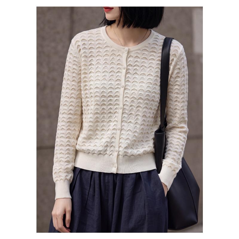 Women S Wool Cardigan Regular Fit Long Sleeve Casual Autumn Winter Outerwear