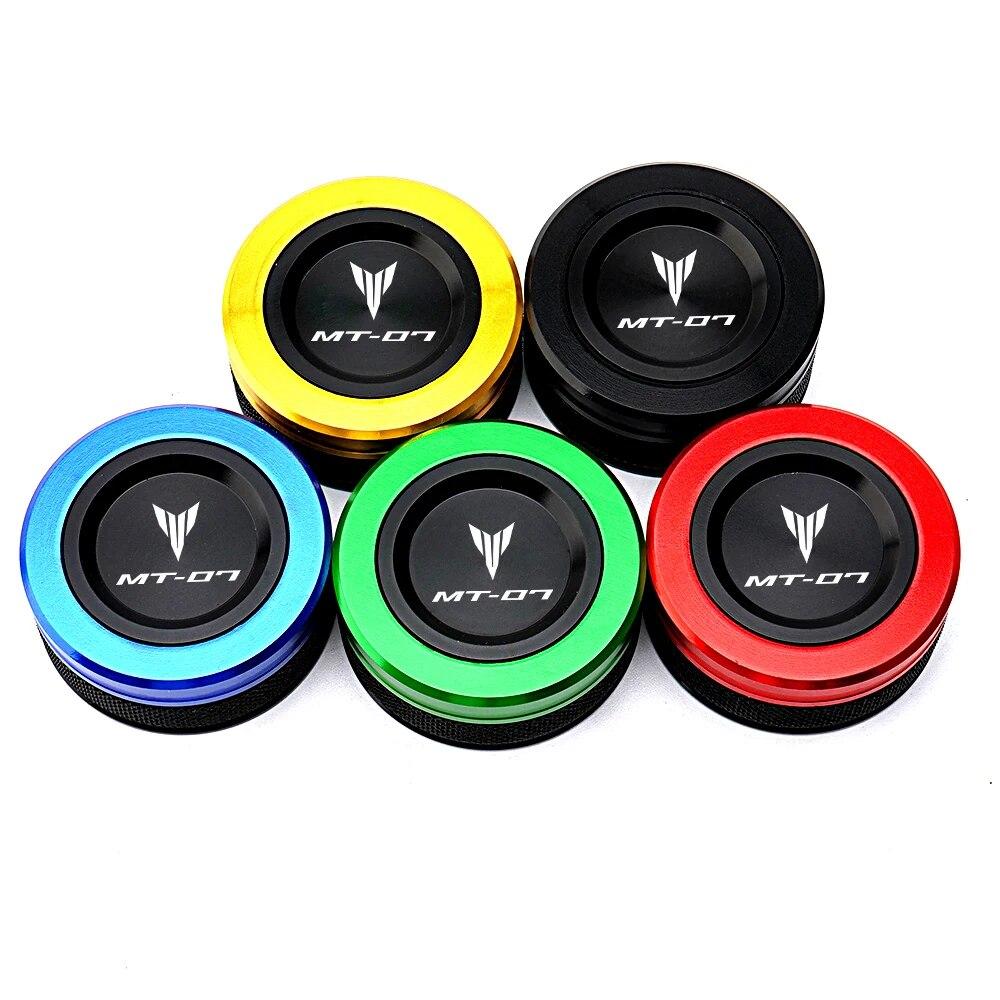 Для Yamaha MT07 TRACER MT-07 2014-2022 крышка цилиндра мотоцикла передняя и задняя крышка бачка тормозной жидкости, крышка маслозаливной горловины