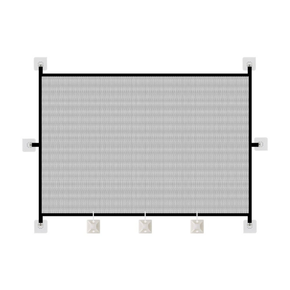 New Retractable Pet Barrier Fences Folding Mesh Pet Safety Gate with Hooks Anti-Escape Dog Isolation Gate Cat Accessories