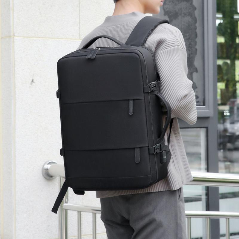 Универсальный расширяемый рюкзак: Вместительный, модный, идеально подходит для поездок на работу или в командировки