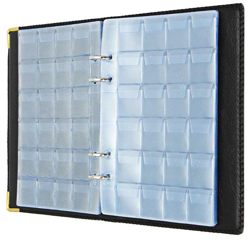 Обложка для альбома для монет Держатели для памятных монет Коллекционные монеты ПВХ 480 карманов