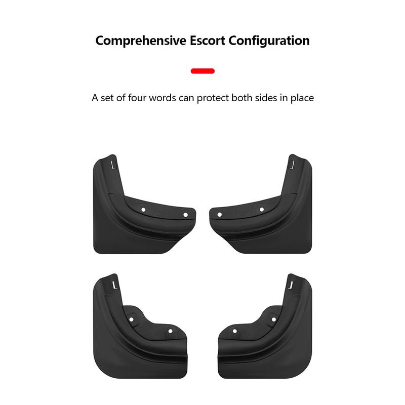 For Tesla Model Y Juniper 2025 Car Wheel Mud Flaps Splash Guards MudFlaps Front Rear Fender New Upgrade TPE Mudguards Protector