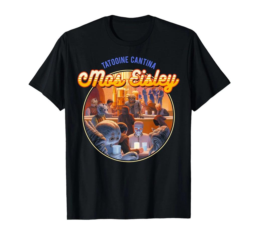 Star Wars Mos Eisley Tatooine Cantina Circle Portrait T-Shirt_