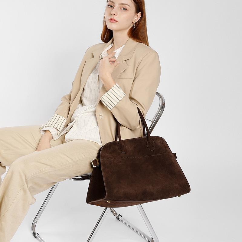 Замшевая коровья кожа новая кожа женская сумка-тоут большой вместимости, универсальная ручная сумка для работы, сумка-портфель для женщин