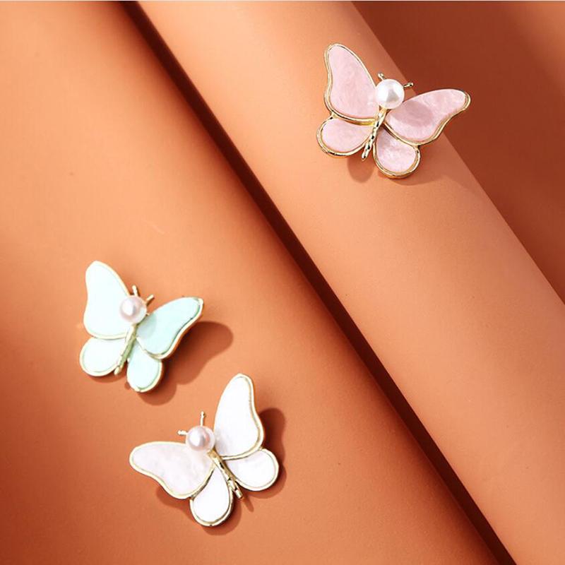 Блестящая жемчужная брошь-бабочка насекомое, заколки для женщин, банкетные свадебные украшения