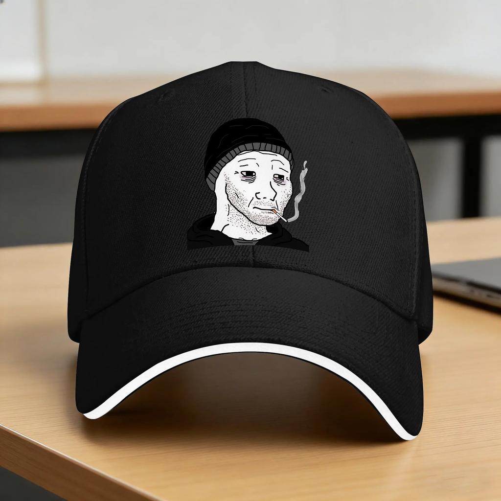 Wojak Chud Chudjak Face Meme Sun Baseball Cap Summer Unisex Adult Trucker Hat High Quality Trendy Outdoor Sport Caps
