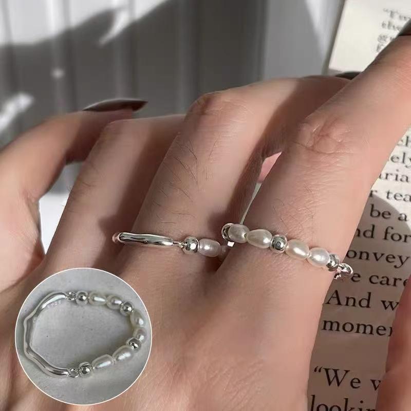 Цветочное кольцо из стерлингового серебра для женщин - Высококачественный дизайн с открытым соединением для осени/зимы