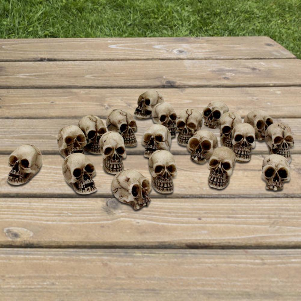 Милая скульптура из смолы в виде черепа Фишера, украшение на Хэллоуин, милая фигурка скелета гнома, небольшой скелет, украшение для сада на открытом воздухе