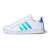 Neo Grand Court Leather Breathable Low-Top Sneakers Kids Sneakers White Blue FW1274