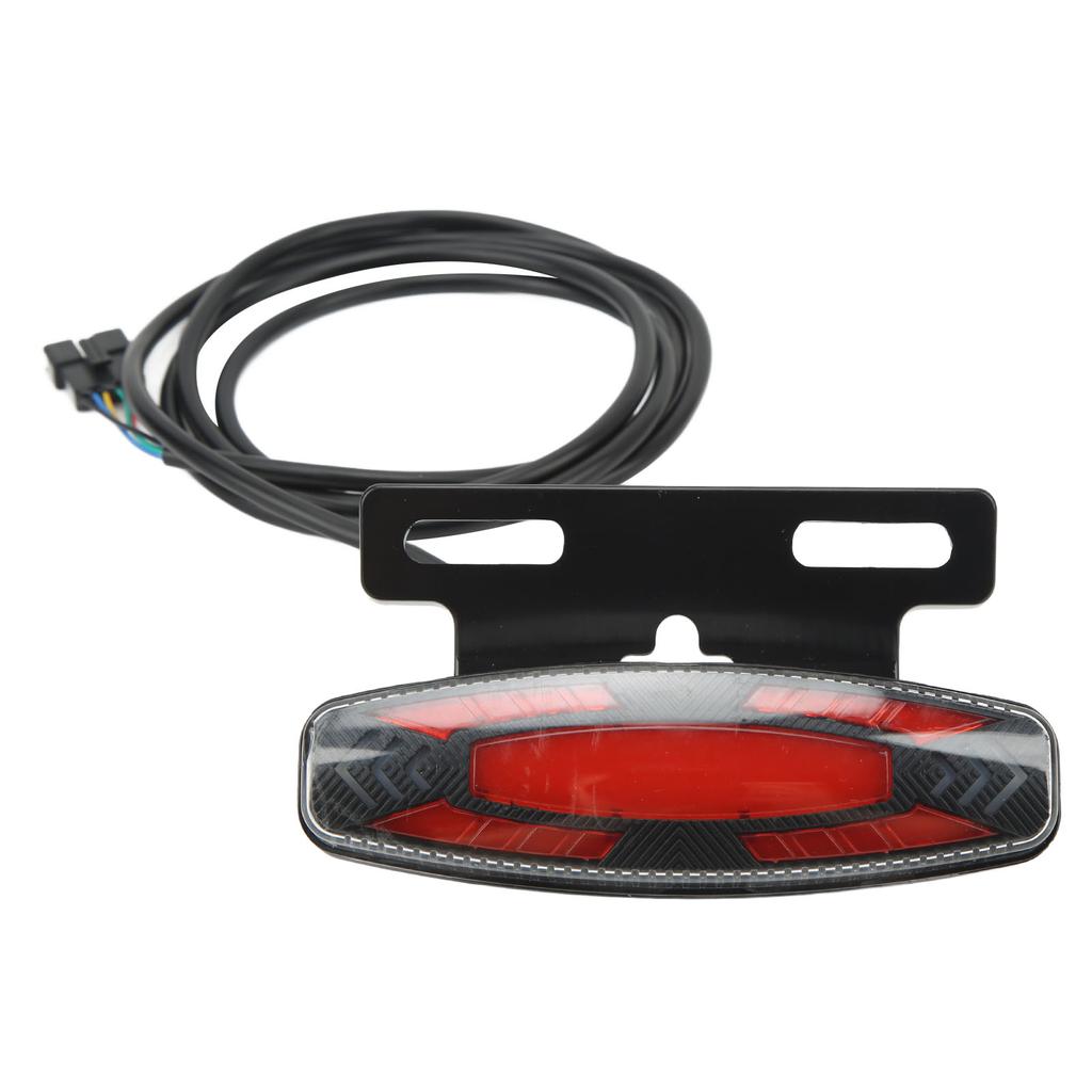 Электрический велосипед освещение задний фонарь высокая яркость велосипедный тормозной предупреждающий поворотный светодиодный свет для ночной езды