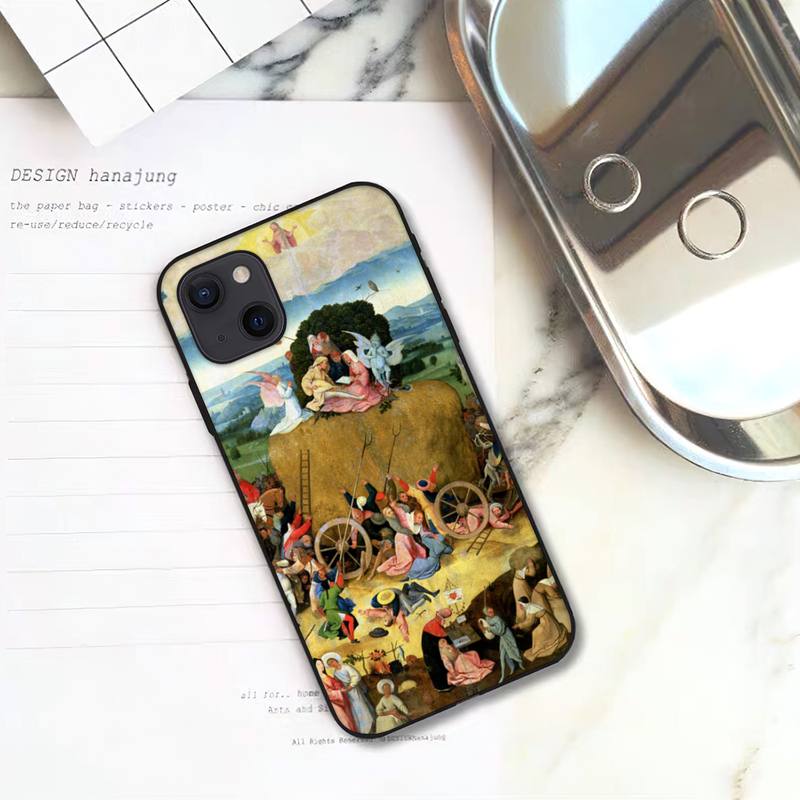 Чехол для телефона Hieronymus Bosch для iPhone 11 12 Mini 13 14 Pro XS Max X 8 7 6s Plus 5 SE XR Shell