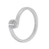 Gucci GG Running Exquisite Double G Diamond 18K White Gold Ring Women rings 457127-J8568-9066