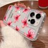 Роскошный прозрачный чехол-тюльпан для iPhone 15 Pro Max 11 12 13 16 14 Plus Силиконовый противоударный чехол Защитная крышка для объектива