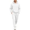 Men's Sweatshirt Suit Men's Solid Color Casual Sports Suit Sweatshirt Suit