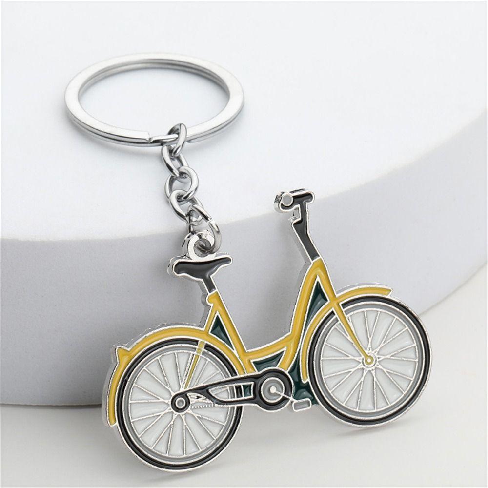 Metal Bicycle Keychain Bike Shaped Bike Key Rings Men Gifts Bottle Opener Keyring Backpack Pendant
